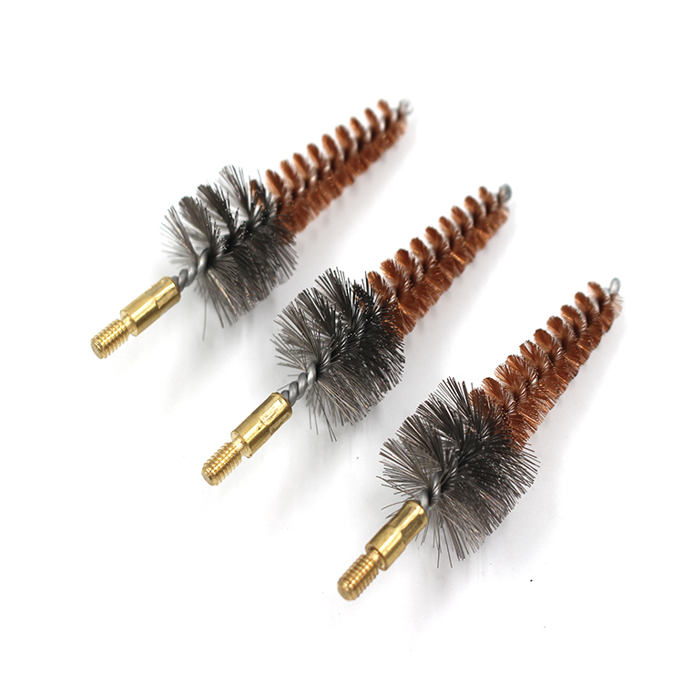 Taper shape coiling circular wire brush 